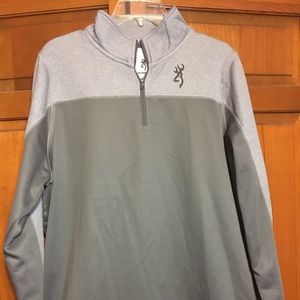 Browning Long Sleeve 1/4 zip pullover